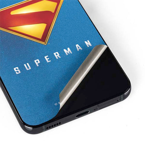 Superman 2025 Classic Superman Shield Emblem Galaxy S22 Plus Skin